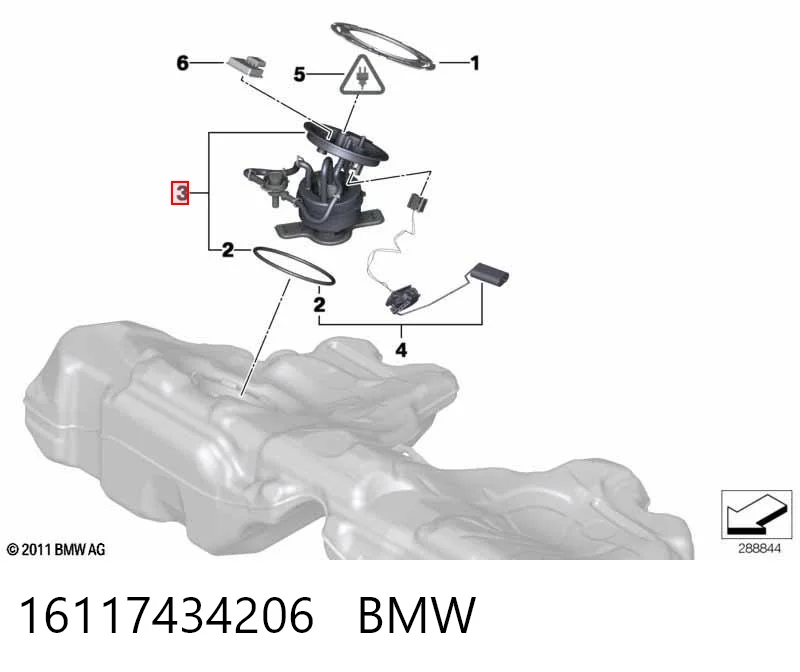 16117434206 BMW Электробензонасос