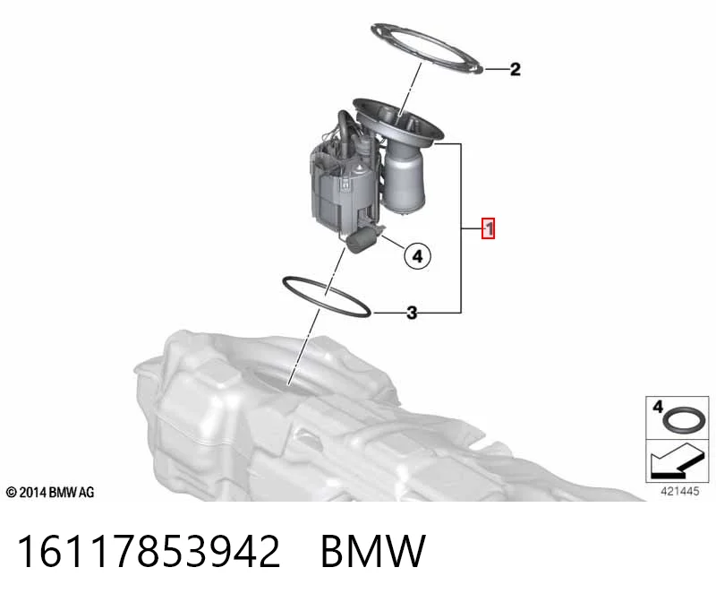 16117853942 BMW Электробензонасос