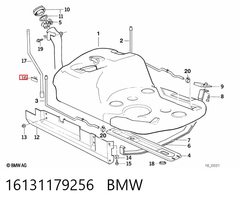 16131179256 BMW