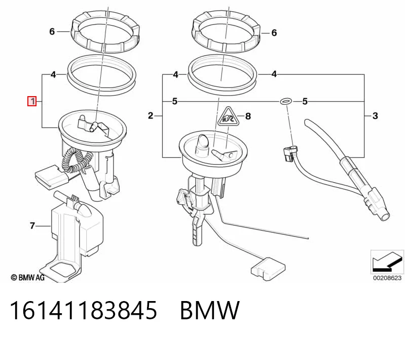 16141183845 BMW Электробензонасос