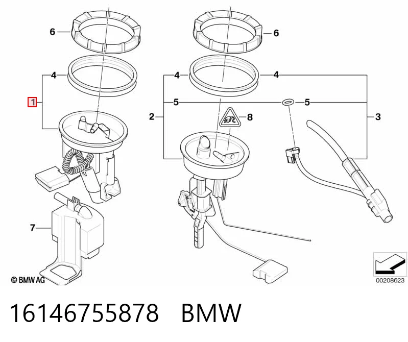 16146755878 BMW Электробензонасос