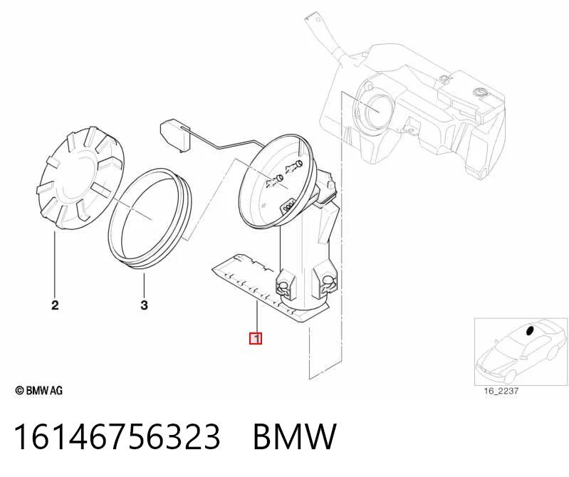 16146756323 BMW Электробензонасос