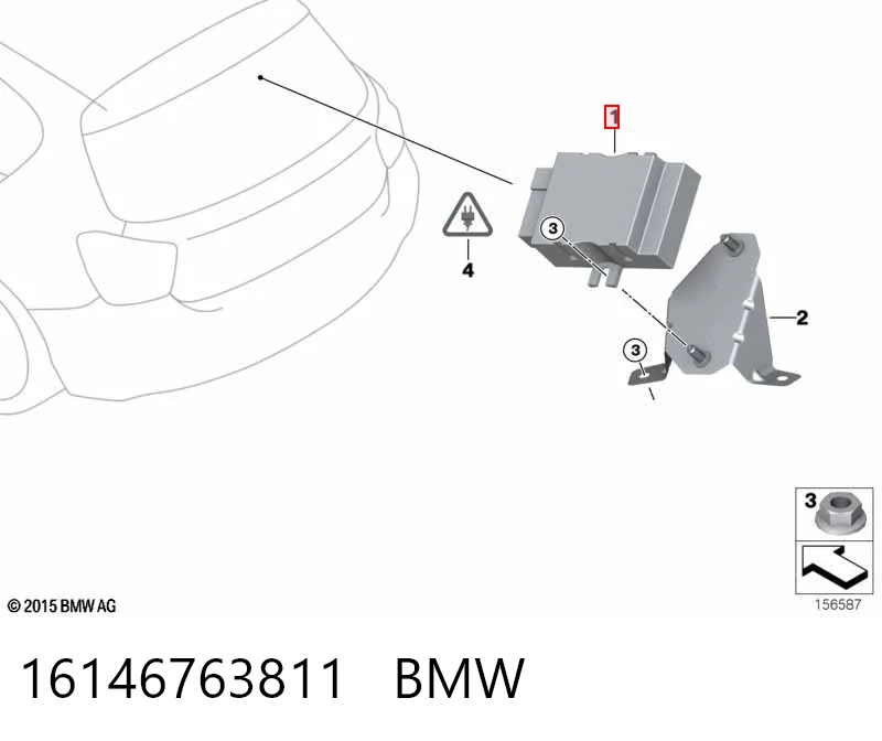16146763811 BMW ЭБУ топливного насоса