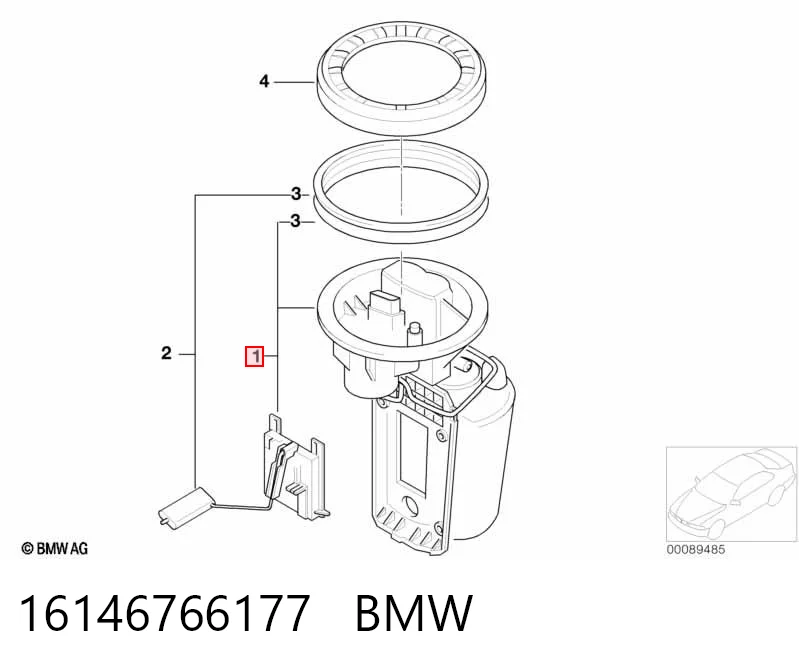 16146766177 BMW Электробензонасос