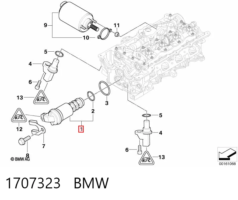 1707323 BMW Клапан положения фаз распредвала