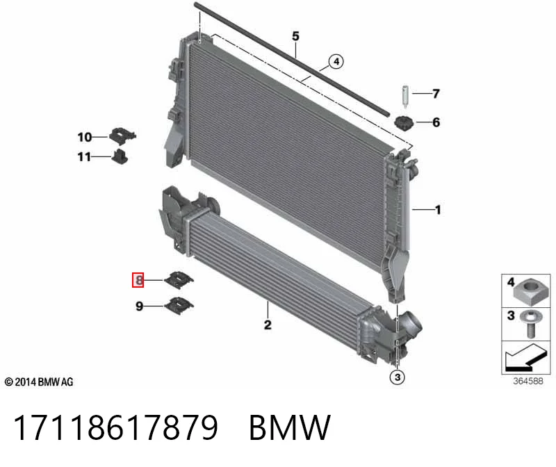 17118617879 BMW 