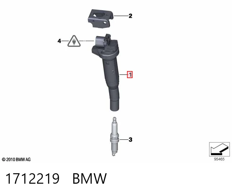 1712219 BMW Катушка зажигания