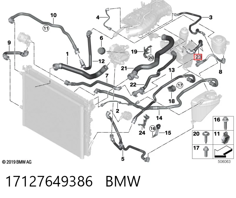 17127649386 BMW 