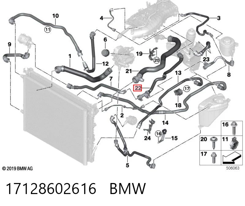 17128602616 BMW 