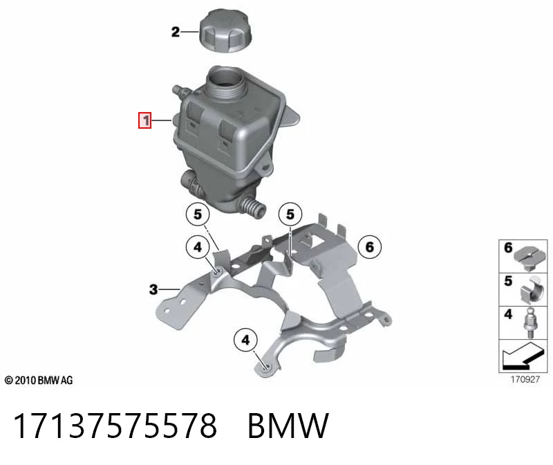 17137575578 BMW Расширительный бачок охлаждения