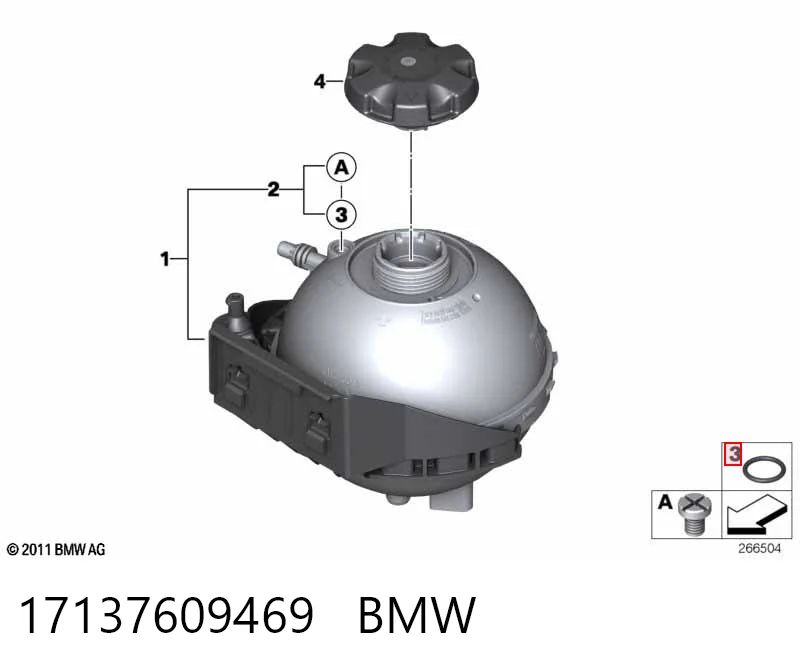 17137609469 BMW Расширительный бачок охлаждения