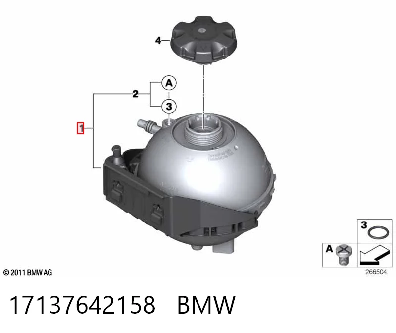 17137642158 BMW Расширительный бачок охлаждения