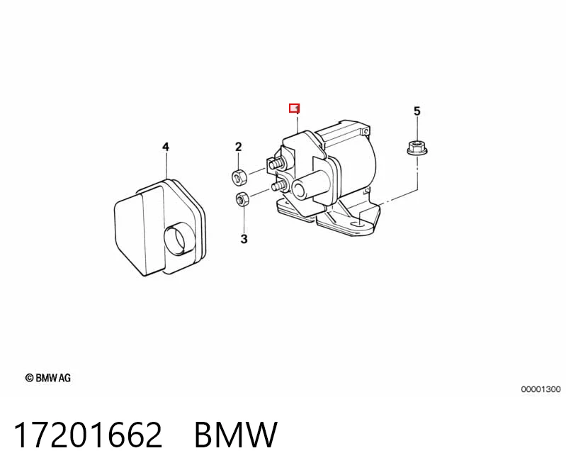 17201662 BMW Катушка зажигания