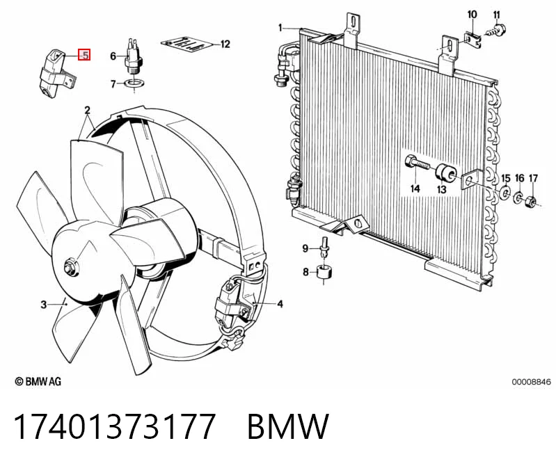 17401373177 BMW Реле печки