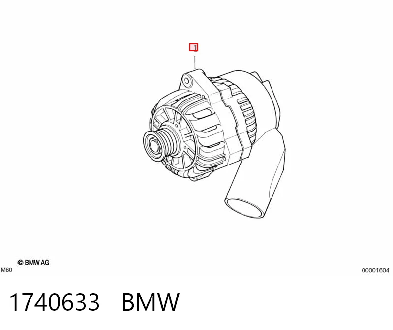 1740633 BMW Генератор автомобильный