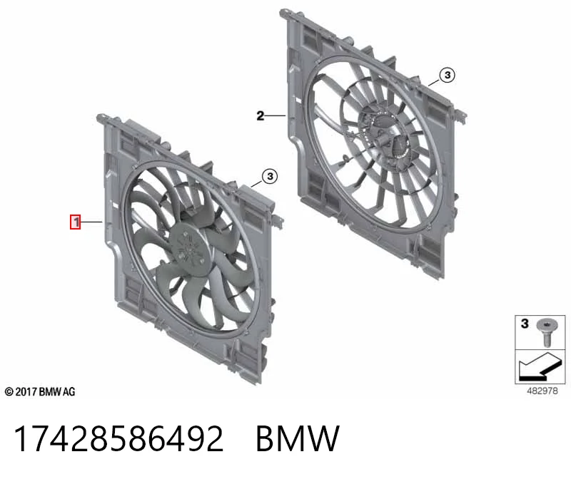 17118472314 BMW 