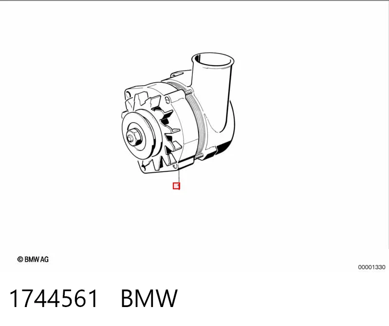 1744561 BMW Генератор автомобильный