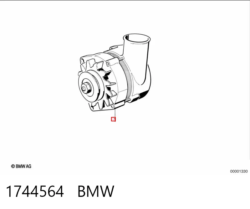 1744564 BMW Генератор автомобильный