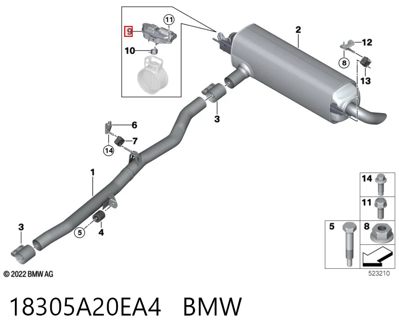 18305A20EA4 BMW 