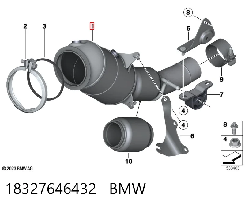  Катализатор BMW X3 