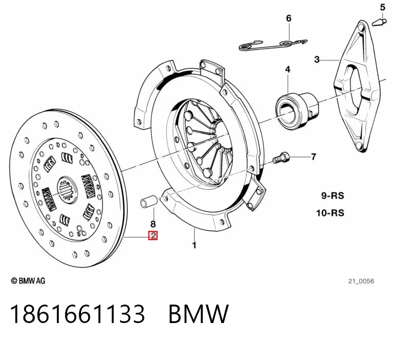 Диск сцепления BMW 3 седан (E30) (1982 - 1992) цена, от 54.75 USD