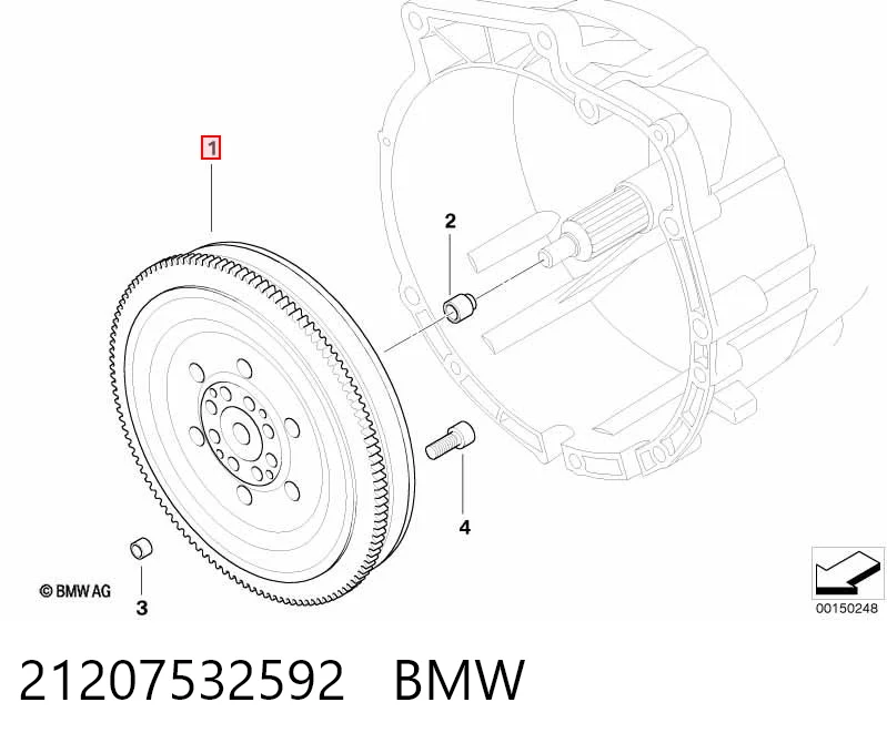 Демпферный маховик на BMW 3  E90