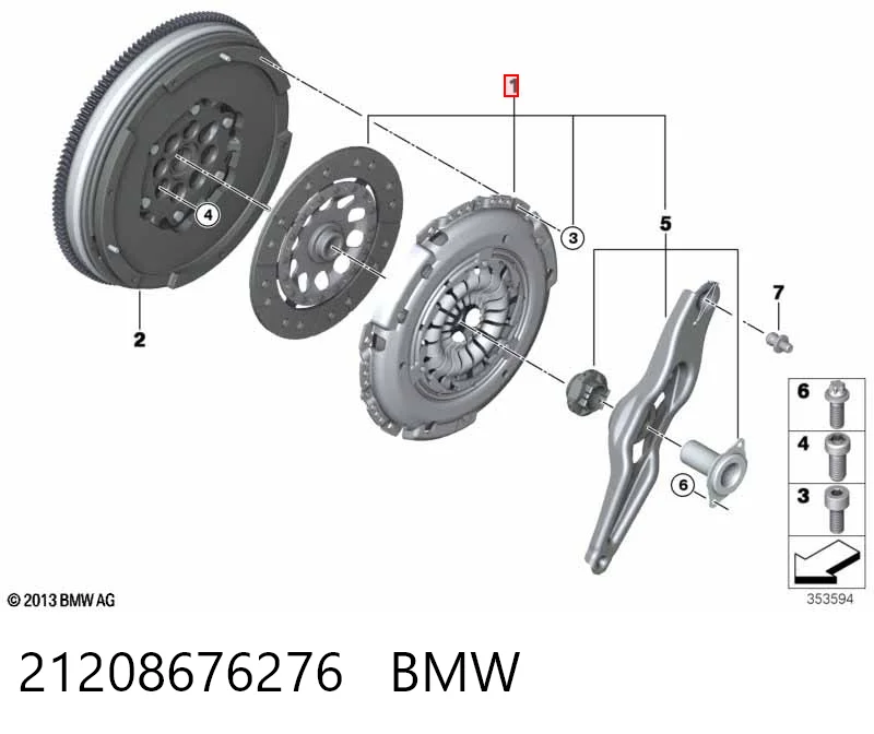 Сцепление в сборе на Mini COUNTRYMAN  F60