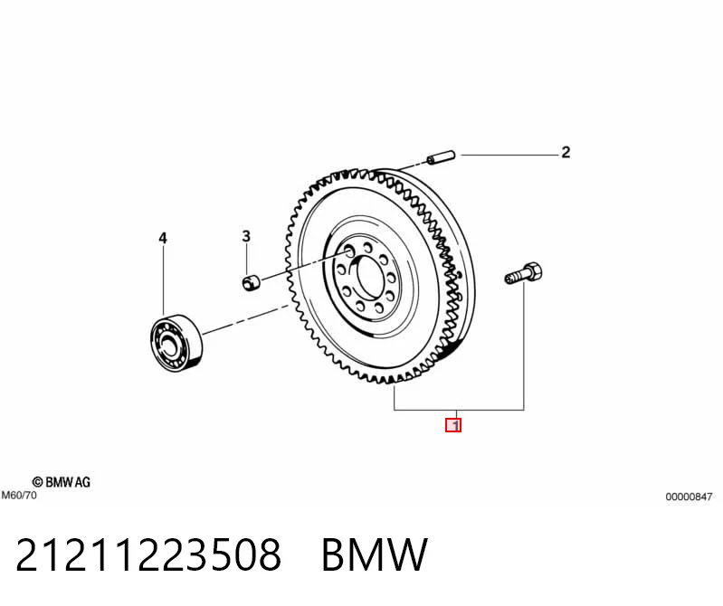 Демпферный маховик на BMW 7  E32