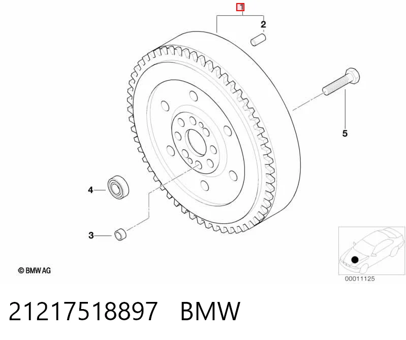 Маховик двигателя BMW 3 седан (E46) (1998 - 2005) цена, от 521.08 USD