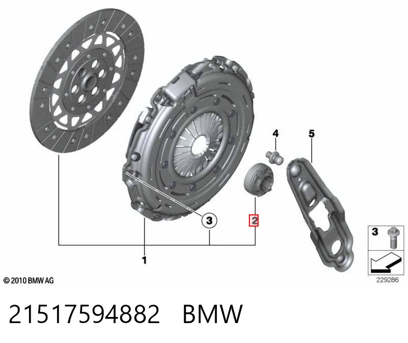 Подшипник скольжения сцепления Mini COUNTRYMAN хэтчбек (R60) (2010 - 2016) цена, от 28.82 USD