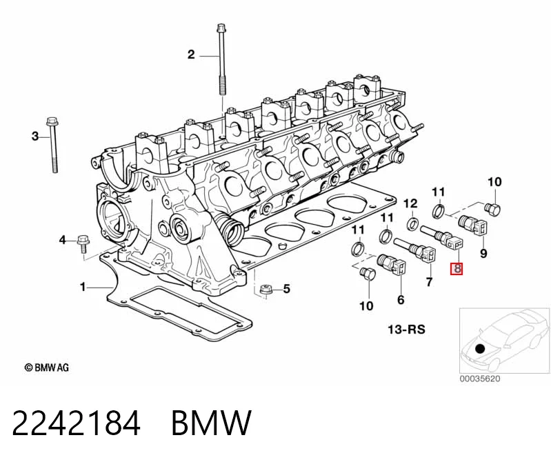 2242184 BMW Термовыключатель