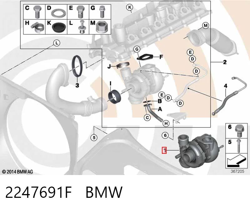 2247691F BMW Турбонаддув
