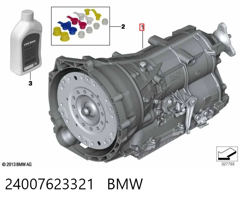 АКПП в сборе (автоматическая коробка передач) BMW 24007623321