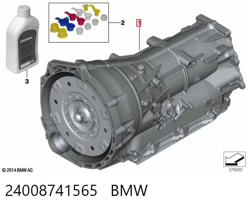 АКПП в сборе (автоматическая коробка передач) BMW 24008741565