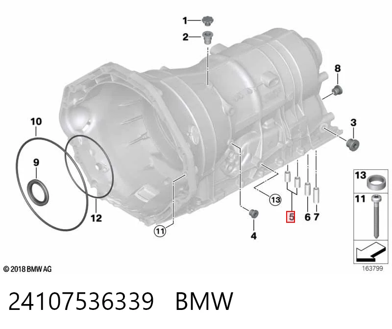 24107536339 Market (OEM) Ремкомплект АКПП