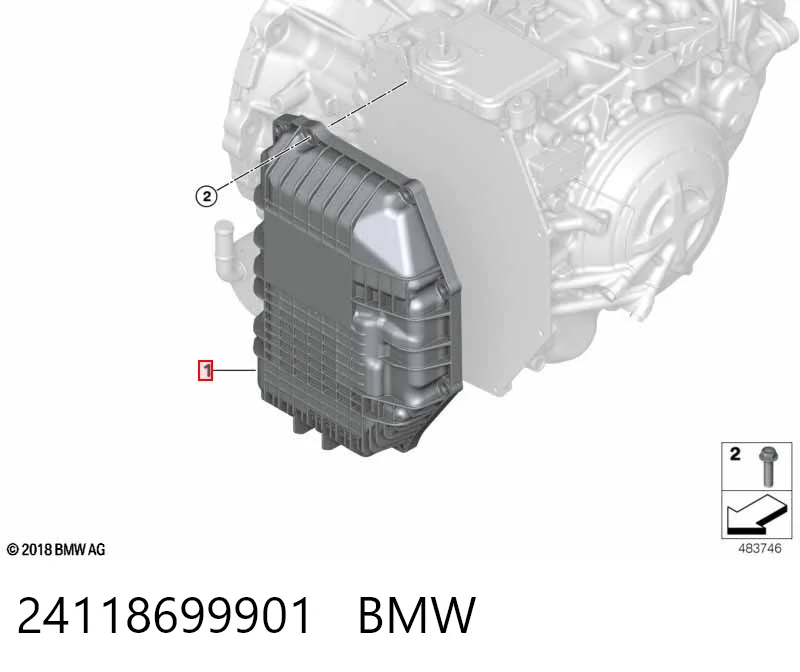 24118699901 BMW Поддон АКПП