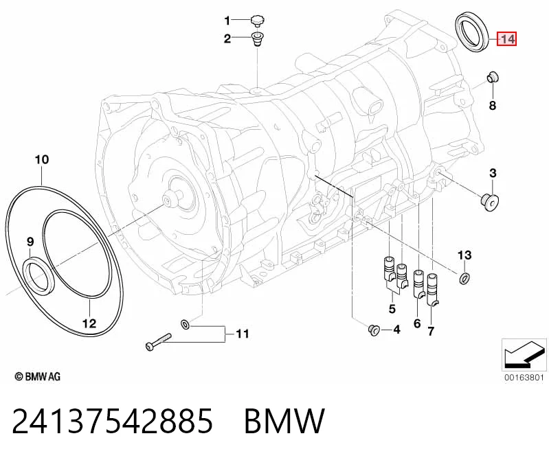 TZB500010 Britpart Сальник АКПП/КПП (выходного/вторичного вала)