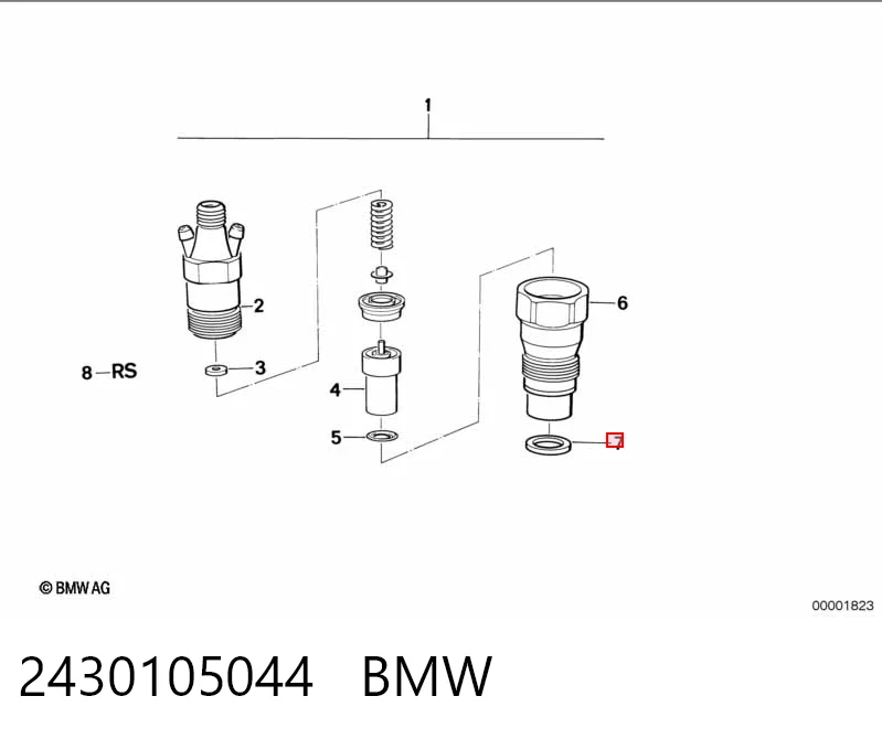 Кольцо форсунки 9946958 Fiat/Alfa/Lancia