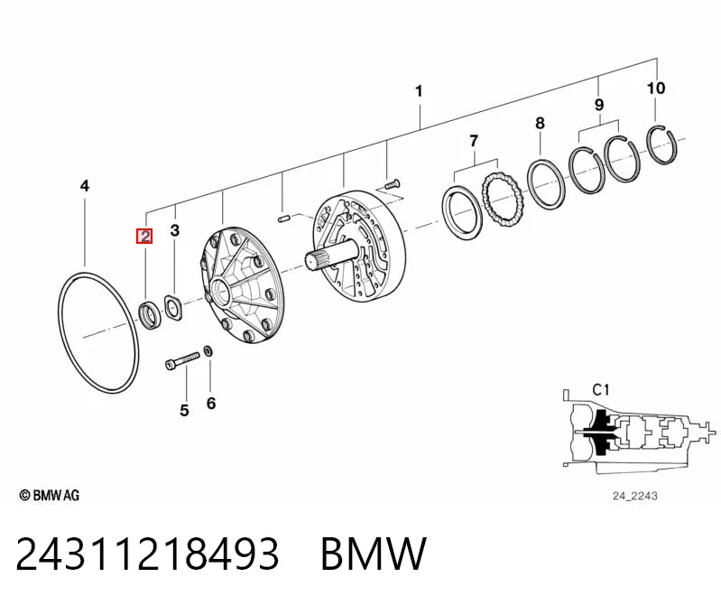 1339524 Volvo Сальник АКПП/КПП входного/первичного вала