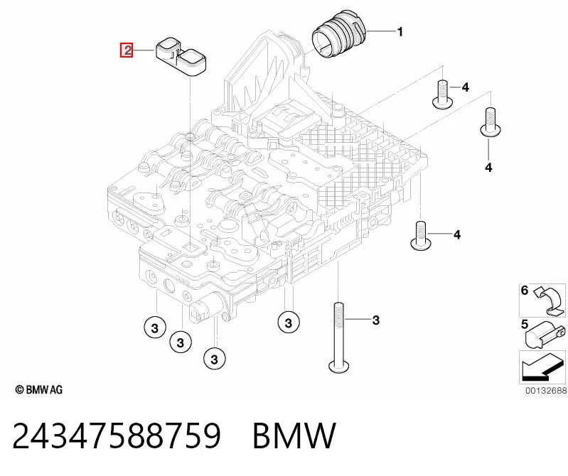 24347588759 BMW Прокладка гидроблока АКПП