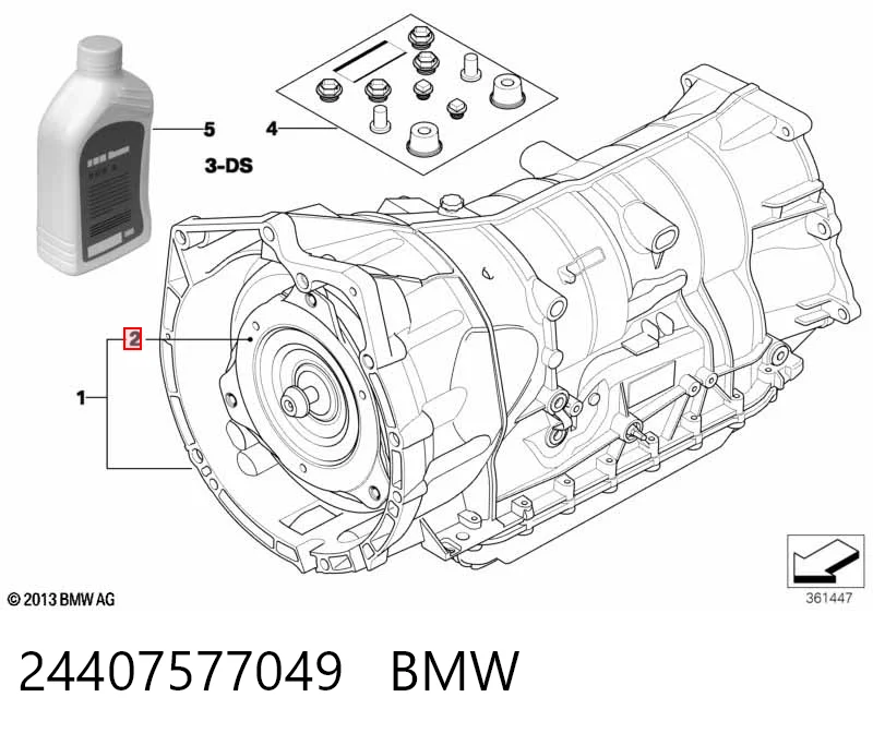 4168024234 ZF Parts Гидротрансформатор АКПП