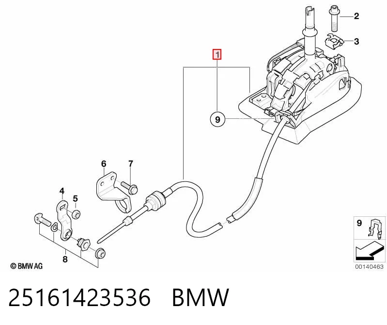 Кулиса КПП на BMW X5  E53