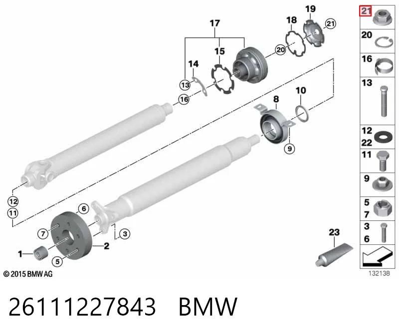 26111227843 BMW 