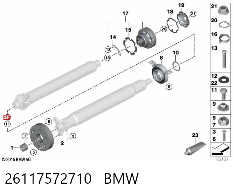 26117572710 BMW