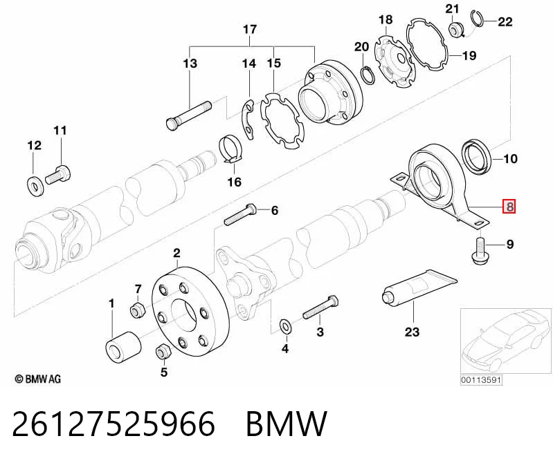 Карданный подшипник AND 30521021 цена, от 28.11 USD
