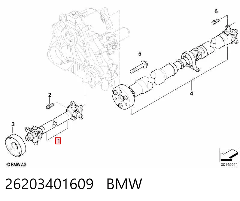 Купить BB3334 Posterparts Вал карданный переднего моста