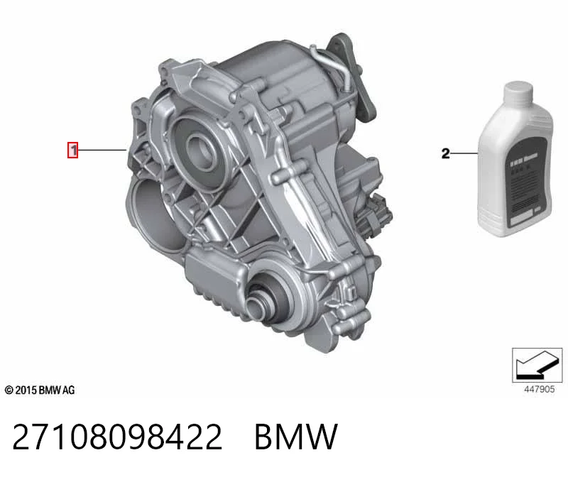 27108098422 BMW Раздатка, коробка раздаточная