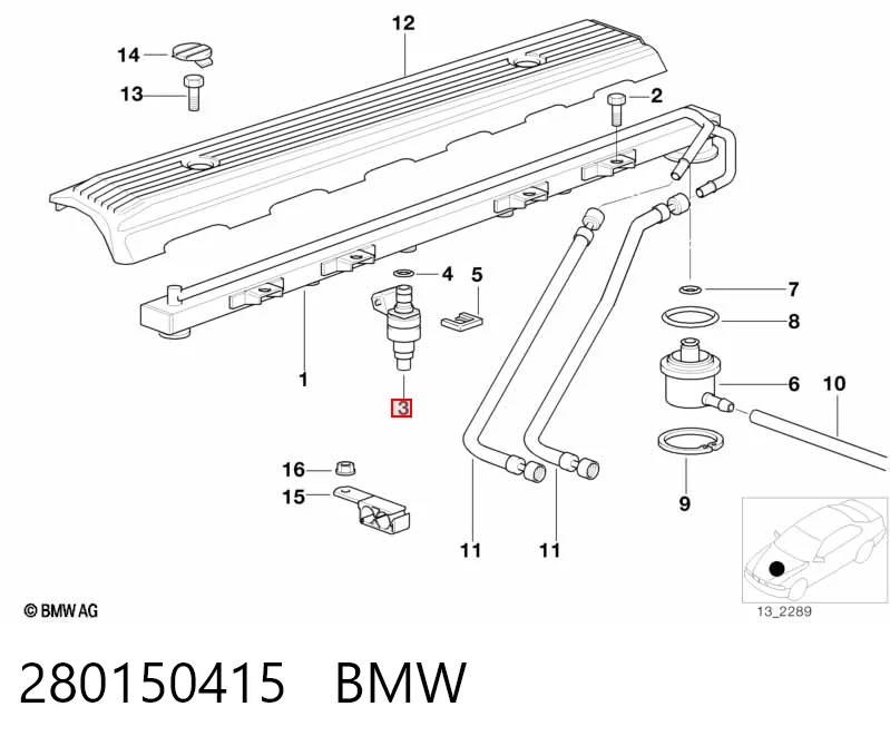 Купить 280150415 Bosch Клапанная форсунка