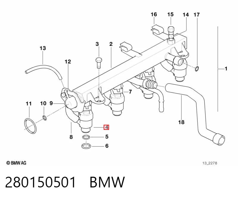 Топливные форсунки FJ366 Standard