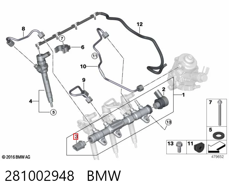281002948 BMW Манометры